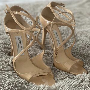 Jimmy Choo Lang Patent Sandals